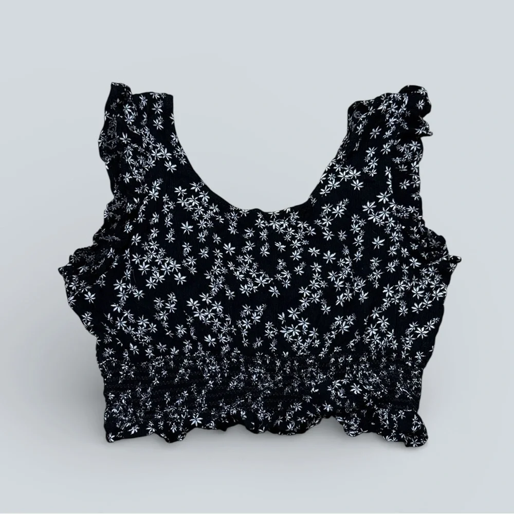 Patrons of Peace Bay Top Blouse – Black Floral - Picture 3 of 4